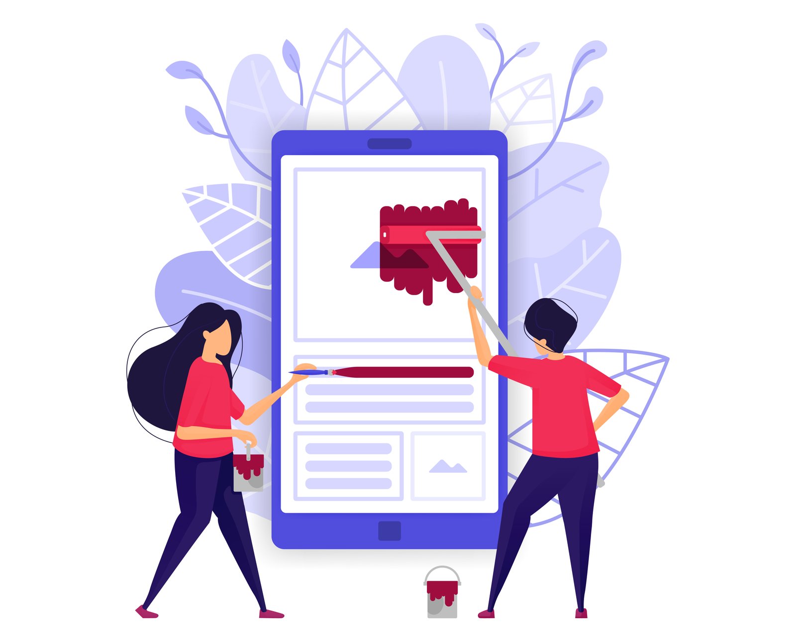 Mobile App Development Graphic